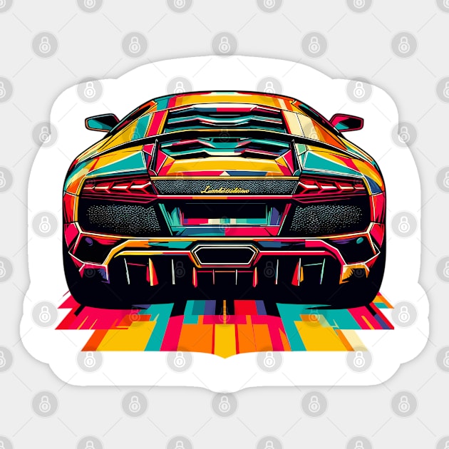 Lamborghini Murcielago Sticker by Vehicles-Art